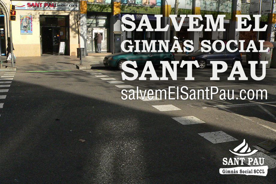 Salvem el gimnàs Sant Pau